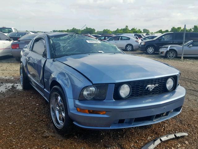 1ZVHT82H775277430 - 2007 FORD MUSTANG GT BLUE photo 1