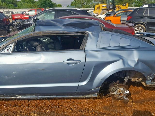 1ZVHT82H775277430 - 2007 FORD MUSTANG GT BLUE photo 9