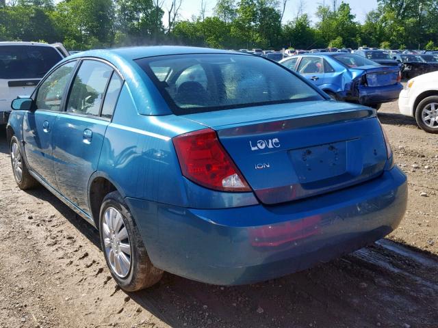 1G8AJ52F95Z160827 - 2005 SATURN ION LEVEL BLUE photo 3