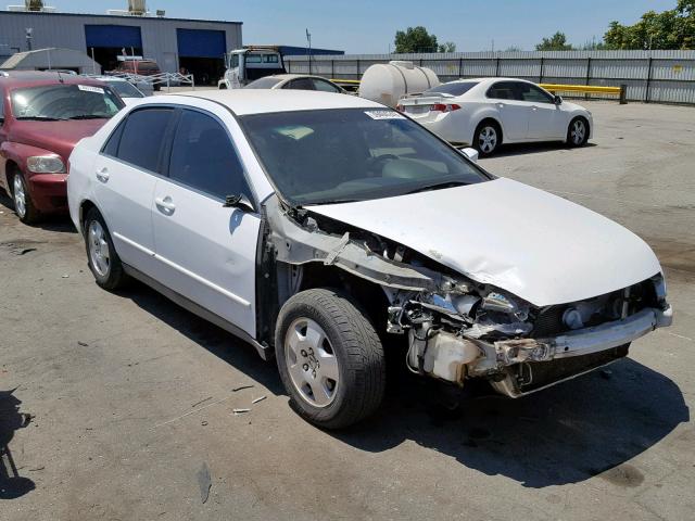 1HGCM56304A111567 - 2004 HONDA ACCORD LX WHITE photo 1