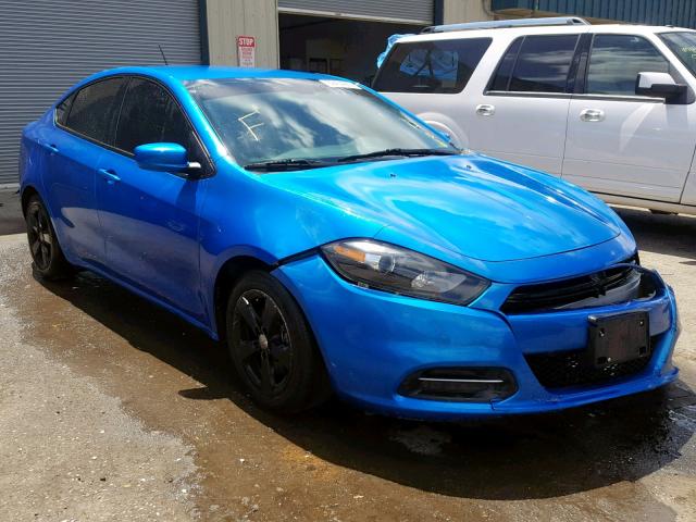 1C3CDFBB8GD755617 - 2016 DODGE DART SXT BLUE photo 1