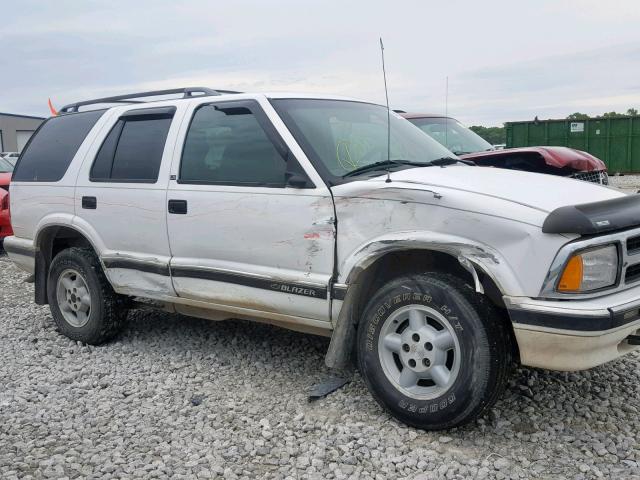 1GNDT13W7VK207213 - 1997 CHEVROLET BLAZER WHITE photo 9