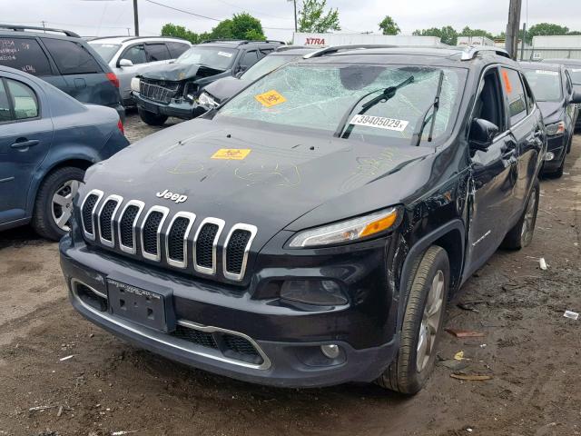 1C4PJMDS1GW245962 - 2016 JEEP CHEROKEE L BLACK photo 2