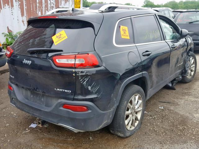 1C4PJMDS1GW245962 - 2016 JEEP CHEROKEE L BLACK photo 4