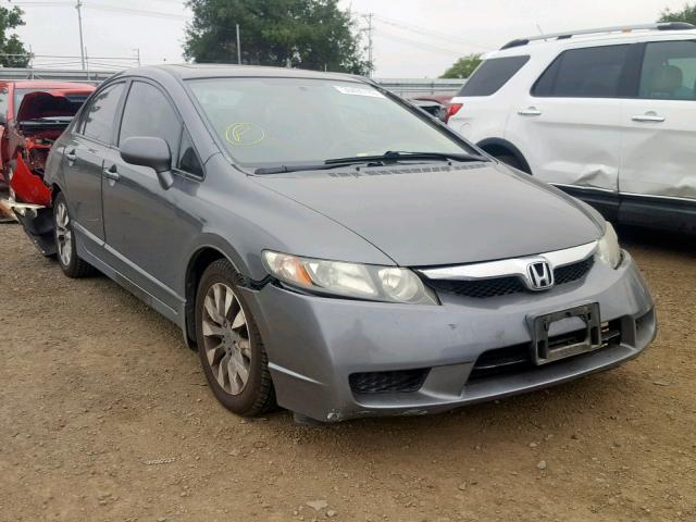 2HGFA16819H323753 - 2009 HONDA CIVIC EX GRAY photo 1