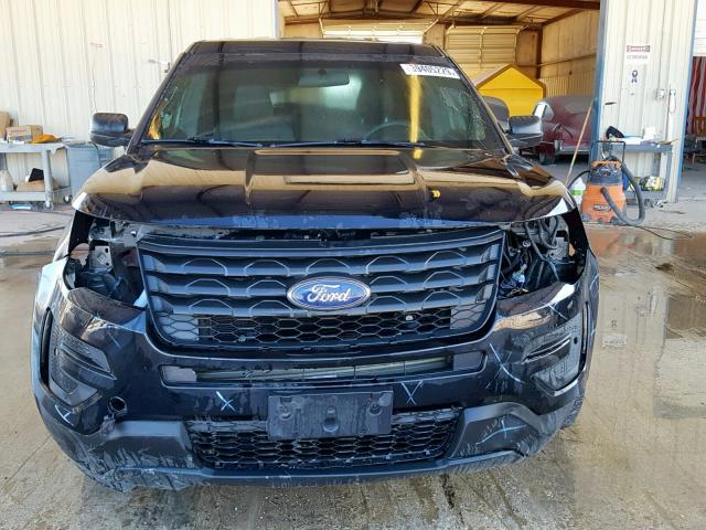 1FM5K8AR7HGB33655 - 2017 FORD EXPLORER P TWO TONE photo 9