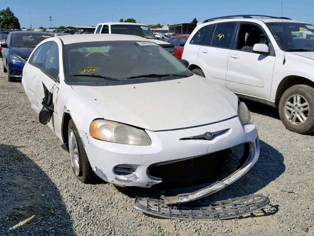 1C3EL46R02N101771 - 2002 CHRYSLER SEBRING LX WHITE photo 1