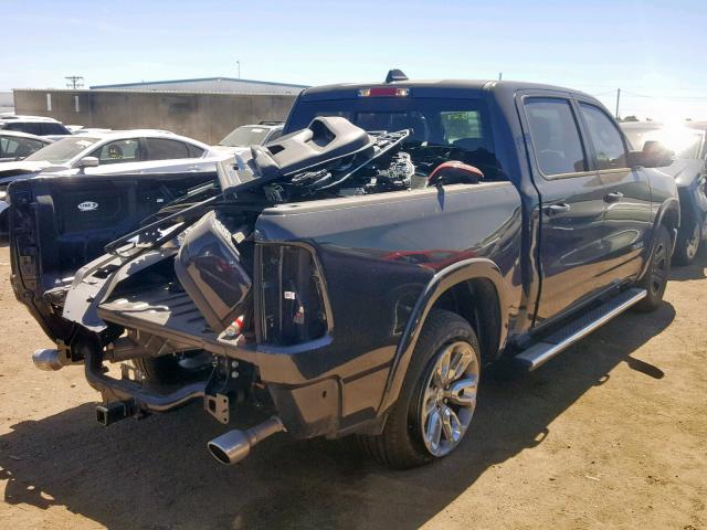 1C6SRFJT4KN573653 - 2019 RAM 1500 LARAM GRAY photo 4