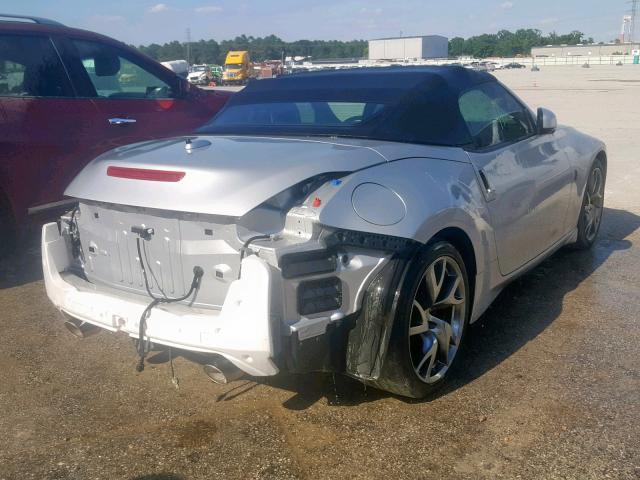 JN1AZ4FH5EM620490 - 2014 NISSAN 370Z BASE SILVER photo 4