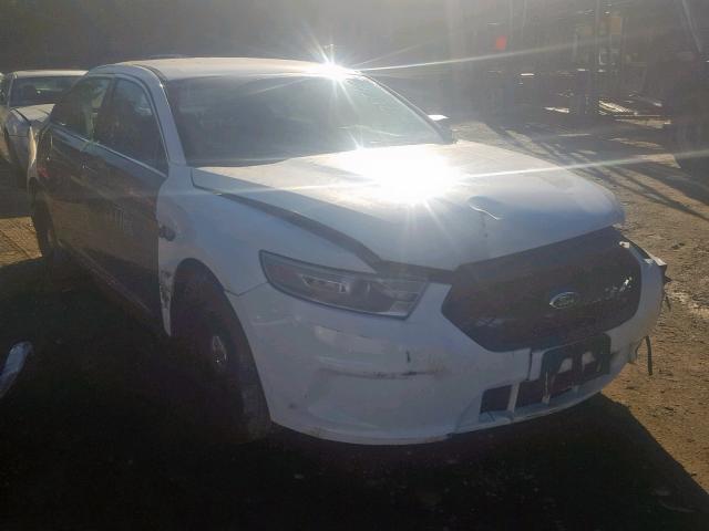 1FAHP2M85DG205049 - 2013 FORD TAURUS POL WHITE photo 1