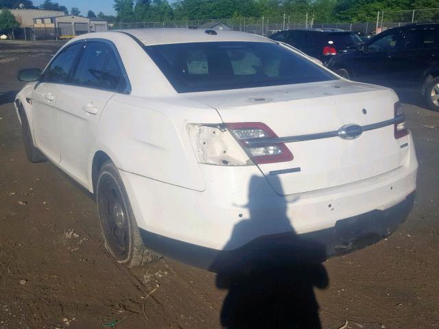 1FAHP2M85DG205049 - 2013 FORD TAURUS POL WHITE photo 3