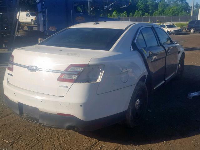 1FAHP2M85DG205049 - 2013 FORD TAURUS POL WHITE photo 4