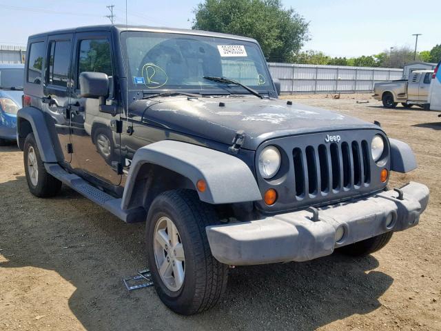 1J4GA39137L157999 - 2007 JEEP WRANGLER X BLACK photo 1