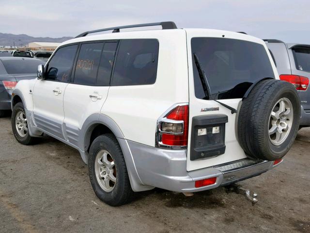 JA4MW51RX1J022667 - 2001 MITSUBISHI MONTERO LI WHITE photo 3