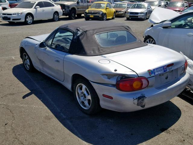 JM1NB3535X0108161 - 1999 MAZDA MX-5 MIATA SILVER photo 3