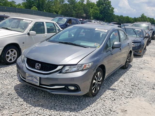 19XFB2F96DE061923 - 2013 HONDA CIVIC EXL 灰色 照片 2