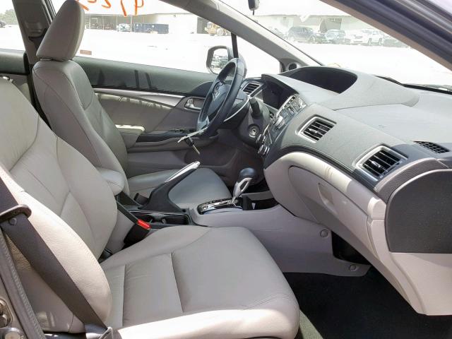 19XFB2F96DE061923 - 2013 HONDA CIVIC EXL 灰色 照片 5