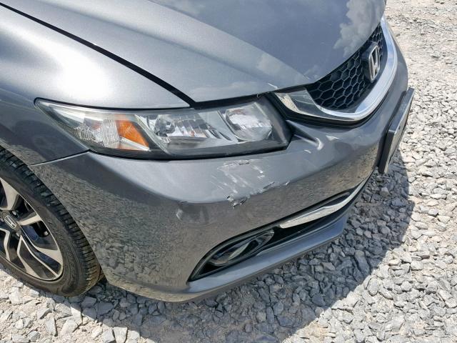 19XFB2F96DE061923 - 2013 HONDA CIVIC EXL 灰色 照片 9