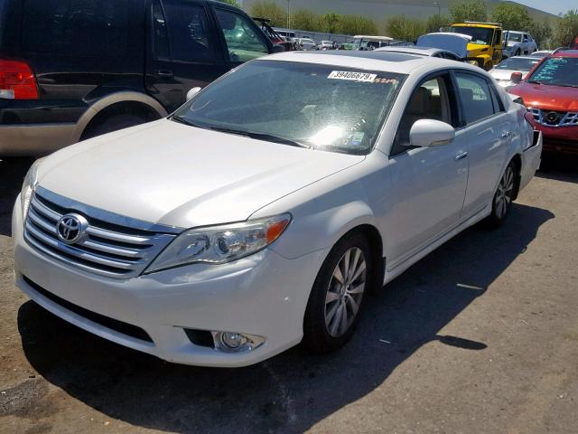 4T1BK3DB5BU372523 - 2011 TOYOTA AVALON BAS WHITE photo 2