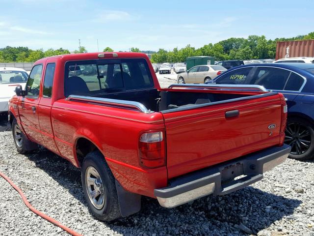 1FTYR14V02PB42525 - 2002 FORD RANGER SUP RED photo 3