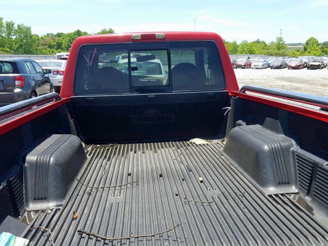 1FTYR14V02PB42525 - 2002 FORD RANGER SUP RED photo 6