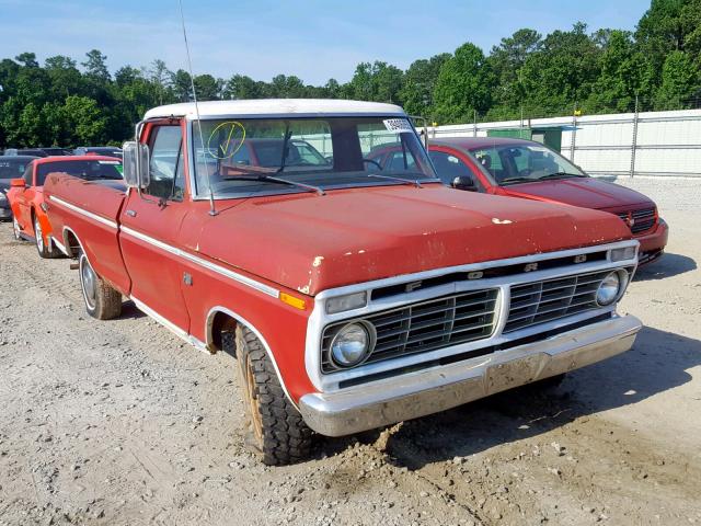 F10YC067796 - 1973 FORD F-150 RED photo 1