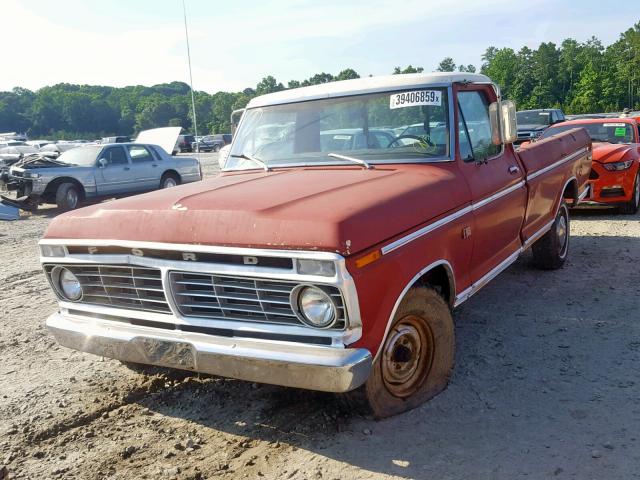 F10YC067796 - 1973 FORD F-150 RED photo 2