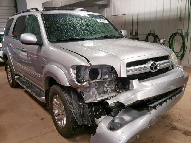 5TDBT48A85S247016 - 2005 TOYOTA SEQUOIA LI SILVER photo 1