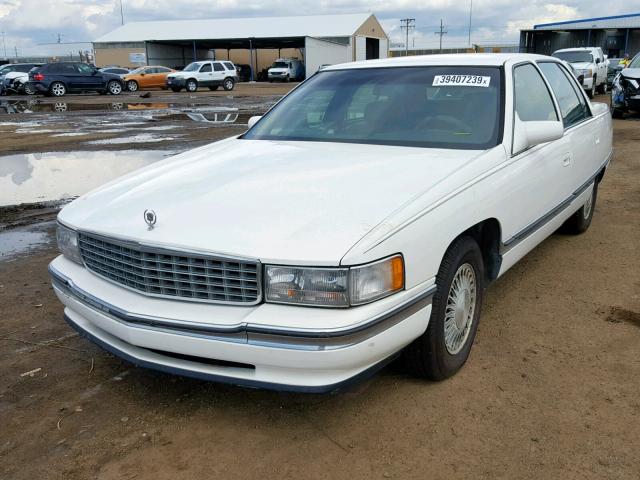 1G6KD52BXSU239451 - 1995 CADILLAC DEVILLE WHITE photo 2