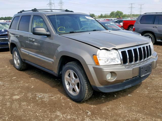 1J8HR58N55C692261 - 2005 JEEP GRAND CHER BEIGE photo 1