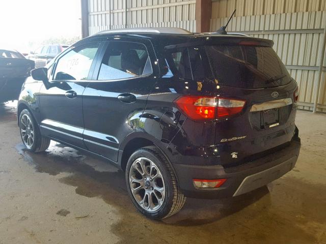 MAJ3S2KE9KC250629 - 2019 FORD ECOSPORT T BLACK photo 3