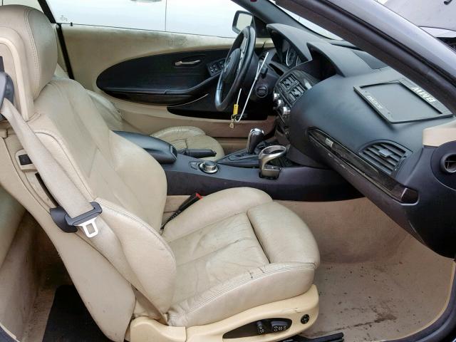 WBAEK13486CN75729 - 2006 BMW 650 I BLUE photo 5