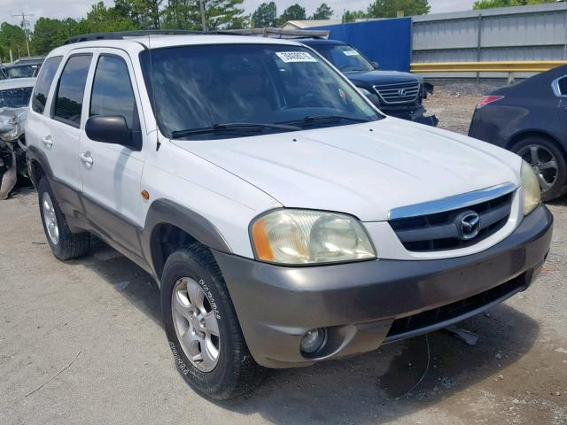 4F2CZ06124KM16645 - 2004 MAZDA TRIBUTE ES WHITE photo 1