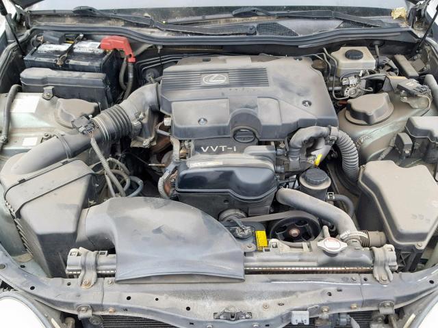 JT8BD69S140199391 - 2004 LEXUS GS 300 GRAY photo 7