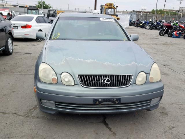 JT8BD69S140199391 - 2004 LEXUS GS 300 GRAY photo 9