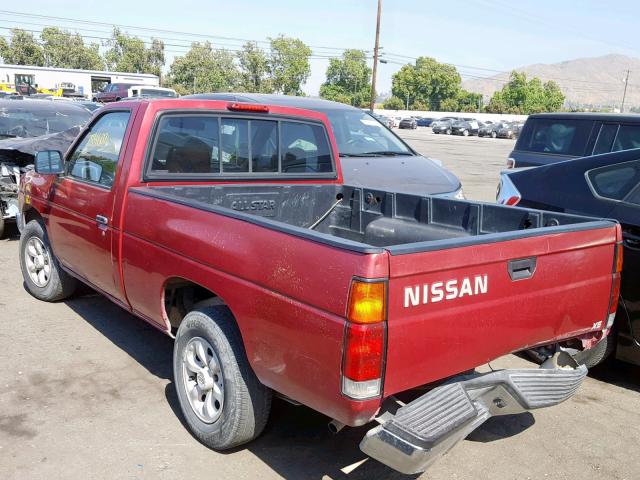 1N6SD11S6VC336290 - 1997 NISSAN TRUCK BASE RED photo 3