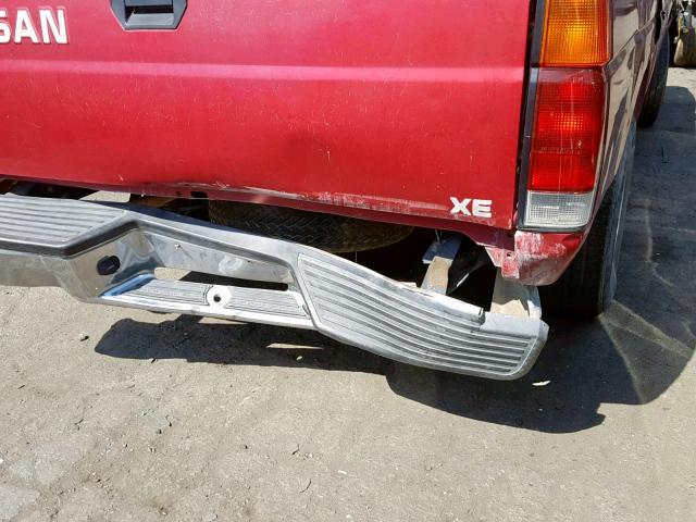 1N6SD11S6VC336290 - 1997 NISSAN TRUCK BASE RED photo 9