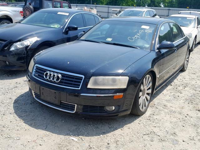 WAUML44E24N017054 - 2004 AUDI A8 L QUATT BLACK photo 2