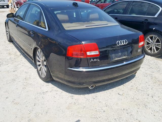 WAUML44E24N017054 - 2004 AUDI A8 L QUATT BLACK photo 3