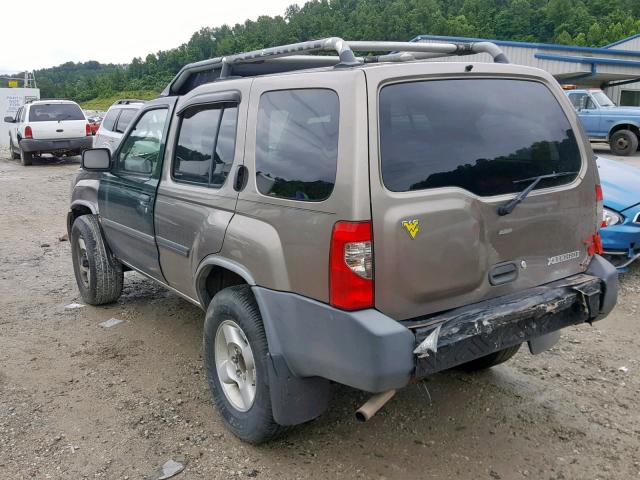 5N1ED28Y13C668209 - 2003 NISSAN XTERRA XE BROWN photo 3