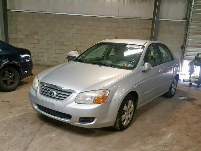 KNAFE121375409515 - 2007 KIA SPECTRA EX SILVER photo 2