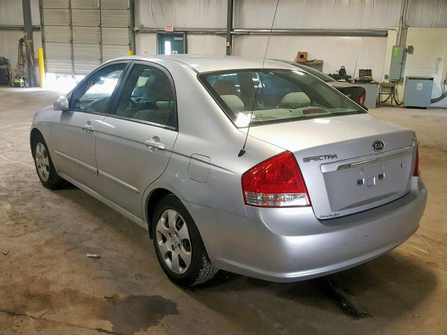 KNAFE121375409515 - 2007 KIA SPECTRA EX SILVER photo 3