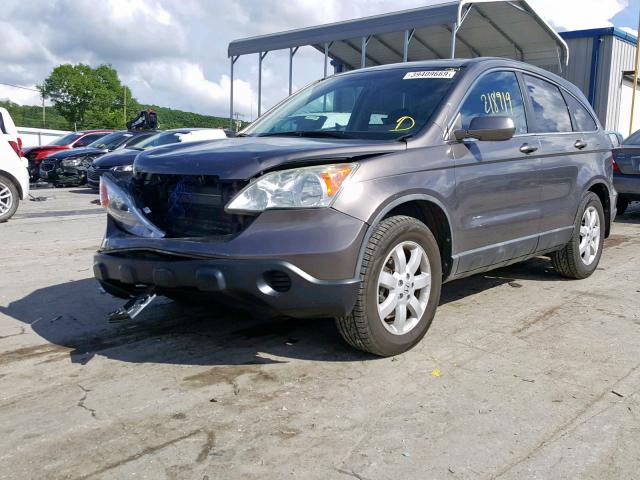 5J6RE38769L006791 - 2009 HONDA CR-V EXL CHARCOAL photo 2