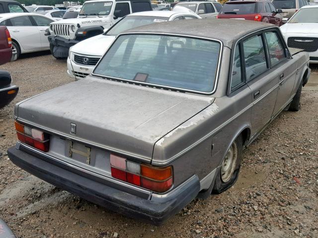 YV1AX884XH1278135 - 1987 VOLVO 244 DL GRAY photo 4