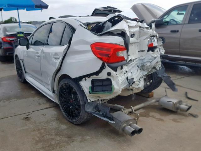 JF1VA1F60H9836473 - 2017 SUBARU WRX PREMIU WHITE photo 3