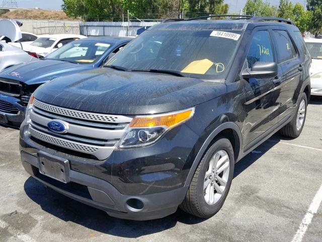 1FM5K7B87FGB25326 - 2015 FORD EXPLORER BLACK photo 2