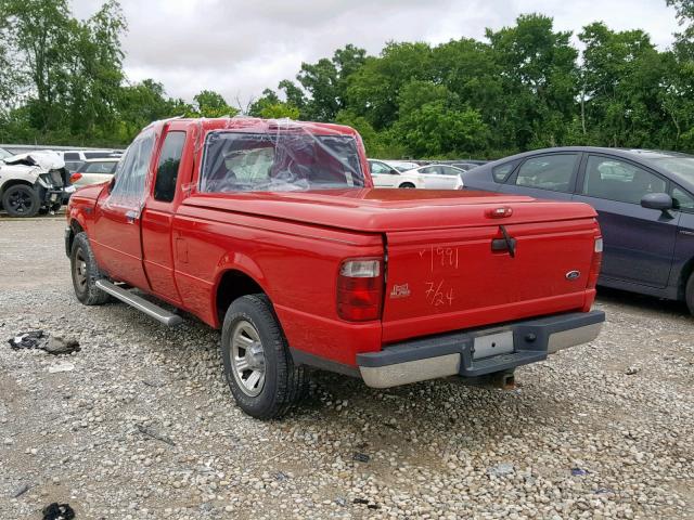 1FTYR44U85PA01991 - 2005 FORD RANGER SUP RED photo 3