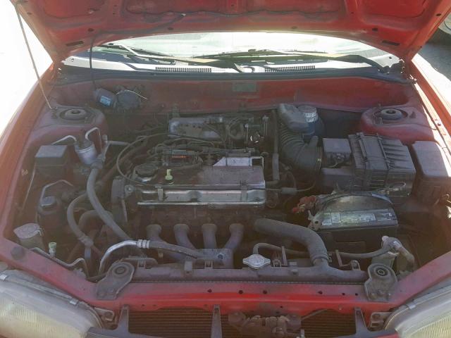 JA3AY26C0YU034727 - 2000 MITSUBISHI MIRAGE DE RED photo 7