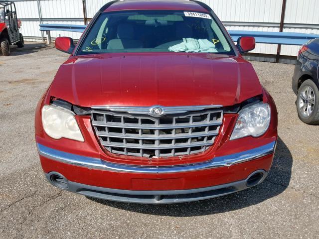 2A8GM68X17R214821 - 2007 CHRYSLER PACIFICA T MAROON photo 7