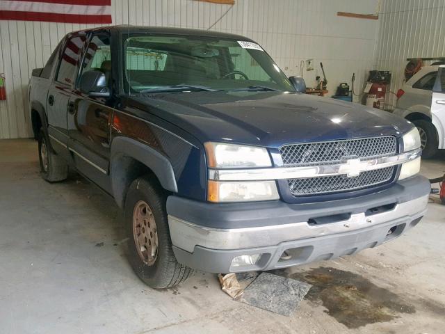 3GNEK12TX4G151479 - 2004 CHEVROLET AVALANCHE BLUE photo 1